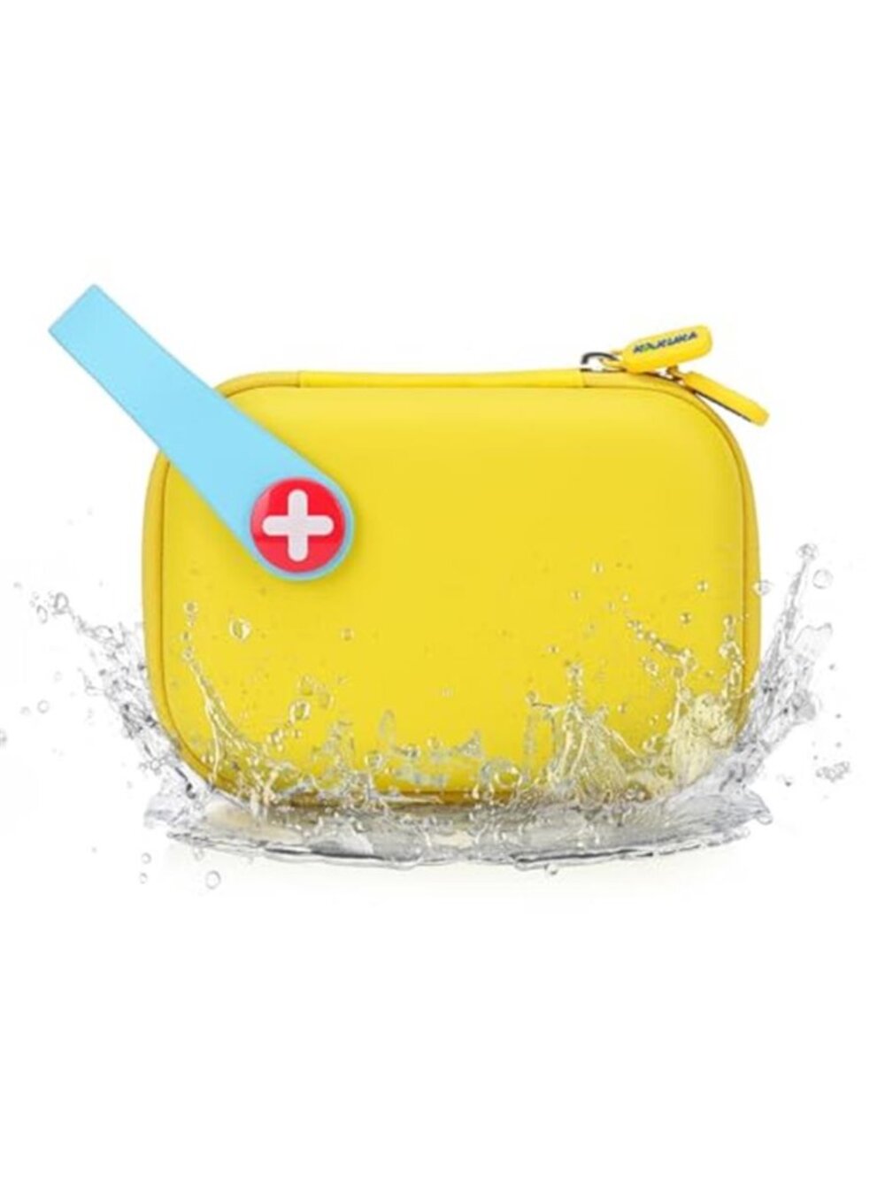 Mini First Aid Kit, 113 Pc. Water-Resistant Hard Toddler Kids Small Cute Case
